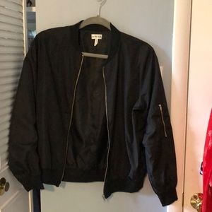 Black Bomber Jacket